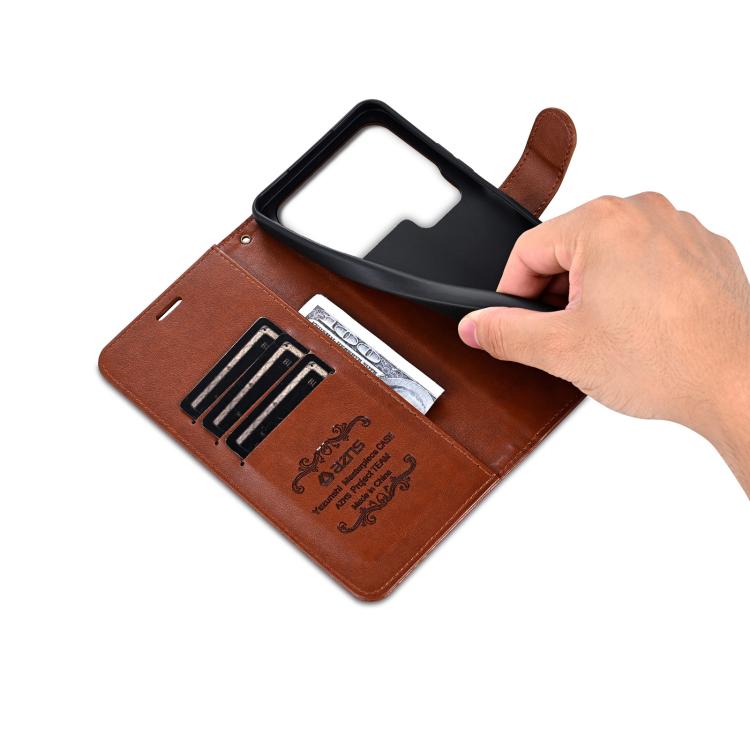 For Xiaomi 17 Pro AZNS Sheepskin Texture Flip Leather Phone Case