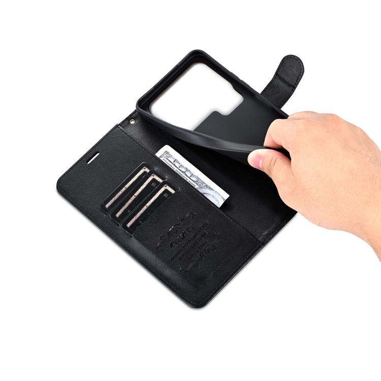 For Xiaomi 17 Pro AZNS Sheepskin Texture Flip Leather Phone Case