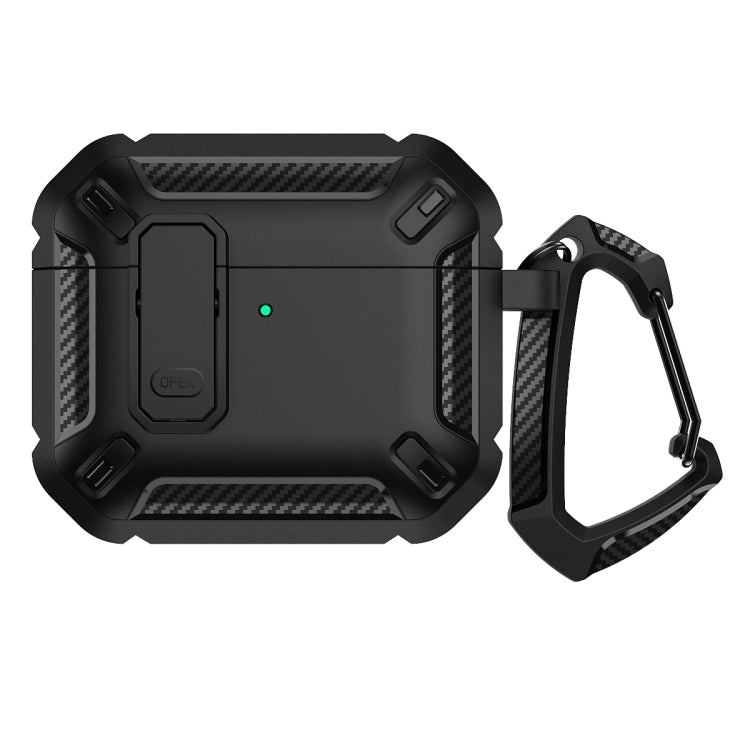 For AirPods 4 Shield Shockproof Earphone Protective Case with Hook