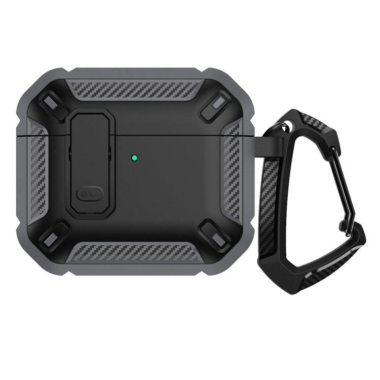 For AirPods 4 Shield Shockproof Earphone Protective Case with Hook