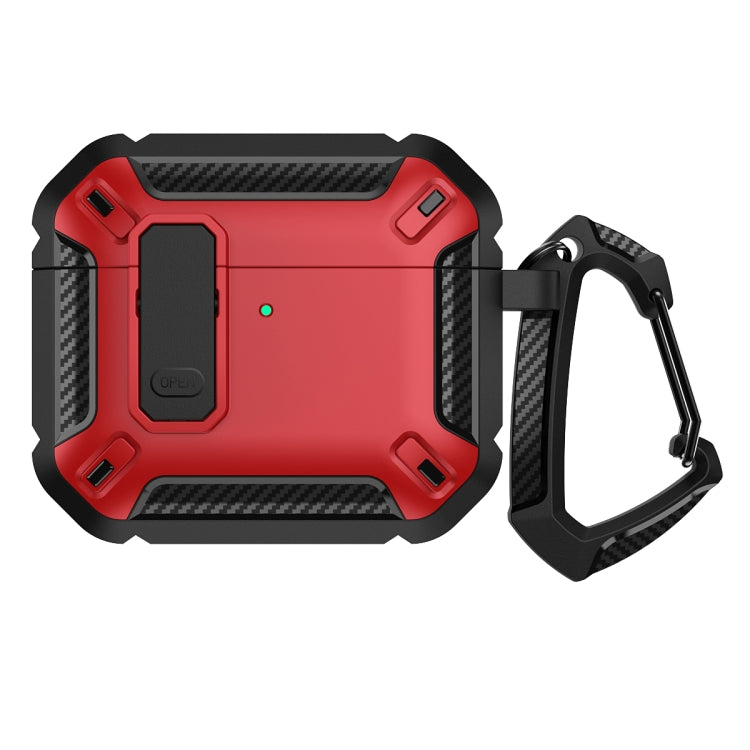 For AirPods 4 Shield Shockproof Earphone Protective Case with Hook