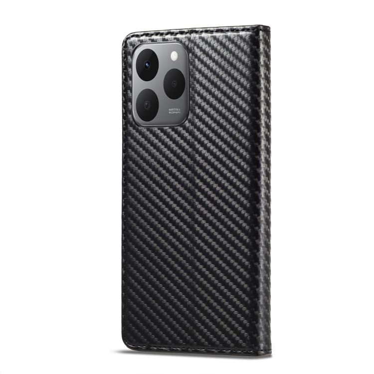 For Xiaomi 15T 5G LC.IMEEKE Carbon Fiber Texture Flip Leather Phone Case
