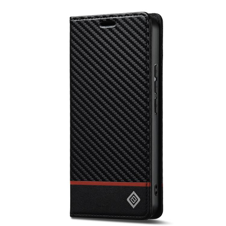 For Xiaomi 15T Pro 5G LC.IMEEKE Carbon Fiber Texture Flip Leather Phone Case