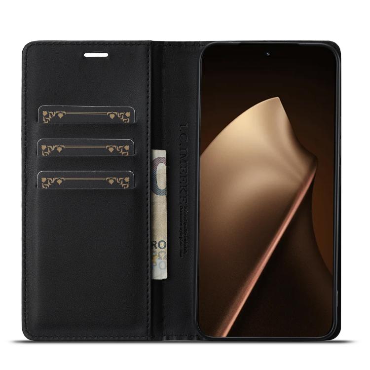 For Xiaomi 15T Pro 5G LC.IMEEKE Carbon Fiber Texture Flip Leather Phone Case