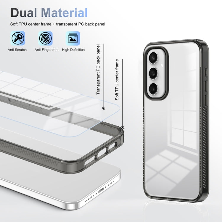 For Samsung Galaxy S24 FE 5G Anti-slip Clear Acrylic Hybrid TPU Phone Case