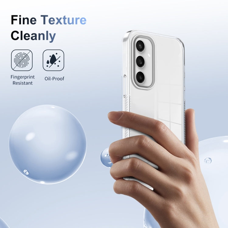 For Samsung Galaxy S24 FE 5G Anti-slip Clear Acrylic Hybrid TPU Phone Case