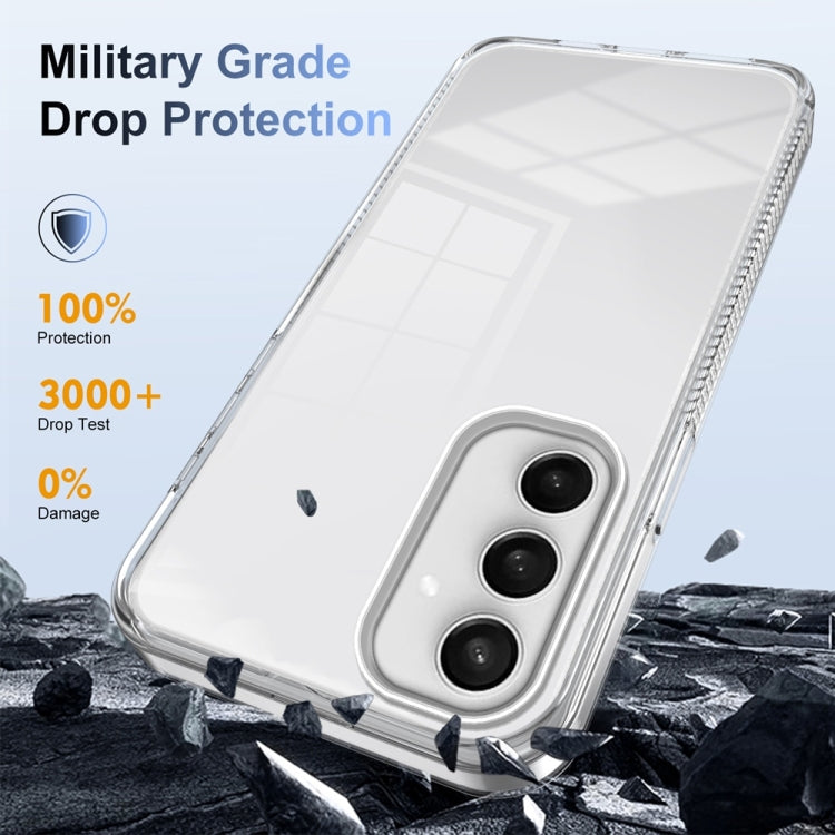 For Samsung Galaxy S24 FE 5G Anti-slip Clear Acrylic Hybrid TPU Phone Case