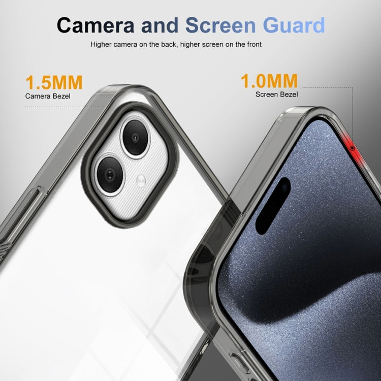 For Samsung Galaxy A06 4G Anti-slip Clear Acrylic Hybrid TPU Phone Case