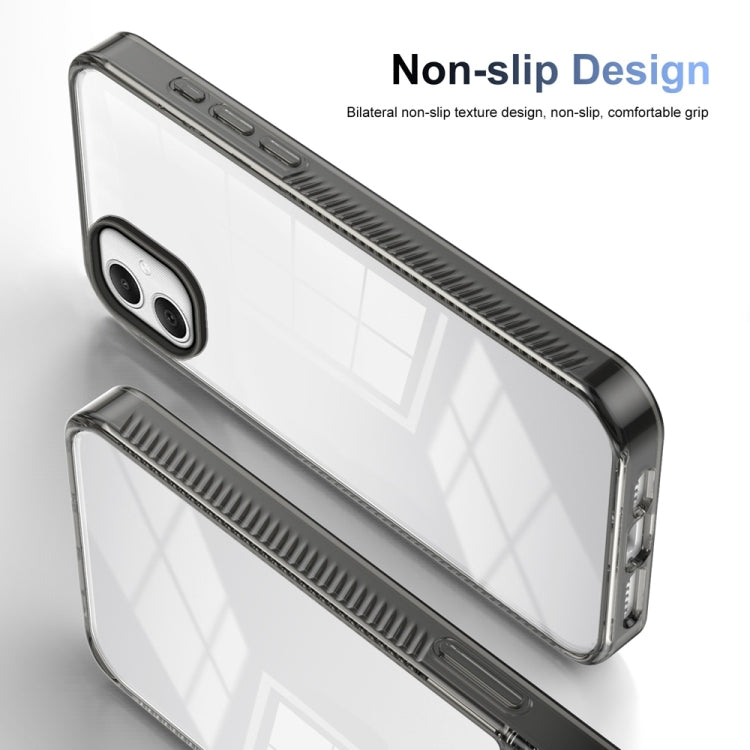 For Samsung Galaxy A06 4G Anti-slip Clear Acrylic Hybrid TPU Phone Case