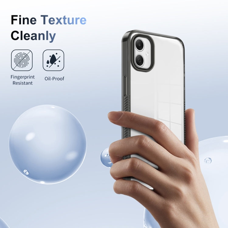 For Samsung Galaxy A06 4G Anti-slip Clear Acrylic Hybrid TPU Phone Case