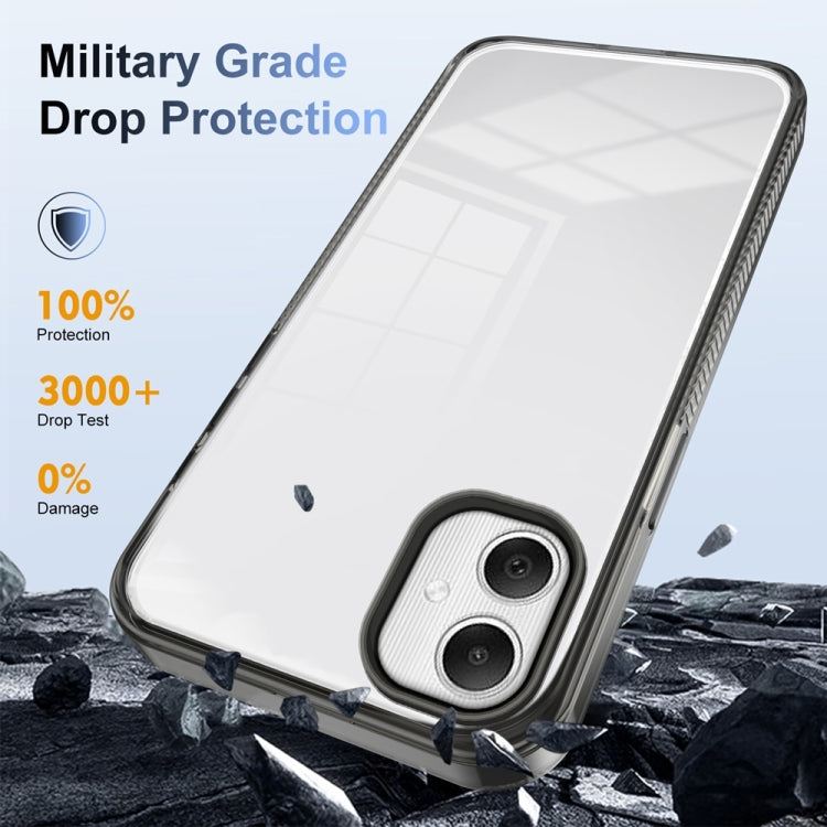 For Samsung Galaxy A06 4G Anti-slip Clear Acrylic Hybrid TPU Phone Case