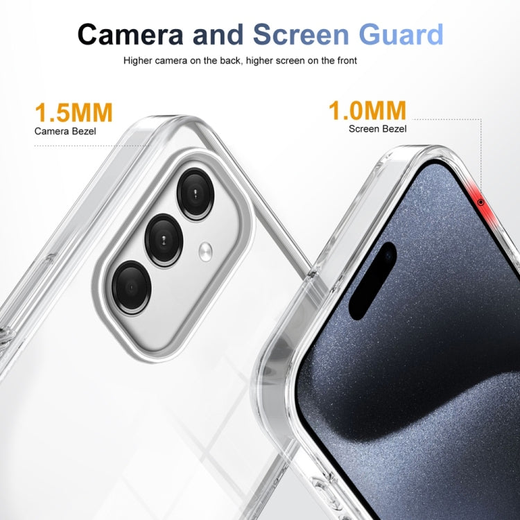 For Samsung Galaxy A16 5G Anti-slip Clear Acrylic Hybrid TPU Phone Case