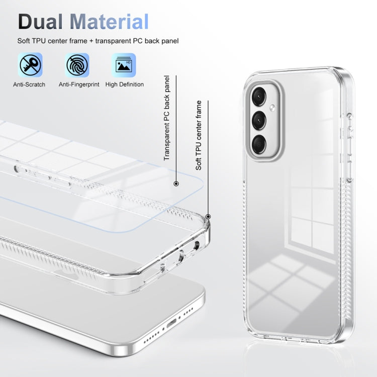 For Samsung Galaxy A16 5G Anti-slip Clear Acrylic Hybrid TPU Phone Case