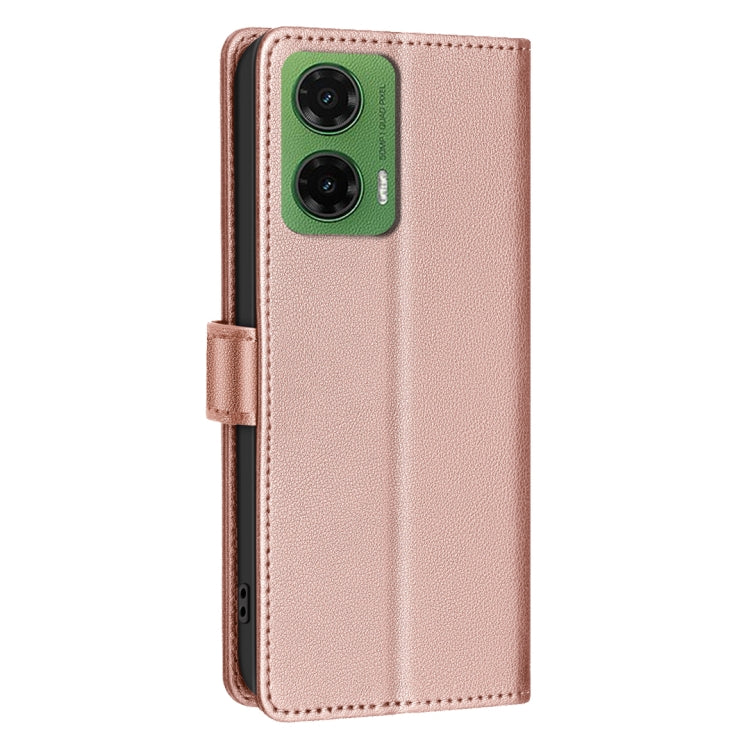 For Motorola Moto G35 Litchi Texture RFID Anti-theft Leather Phone Case