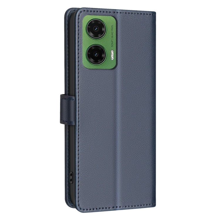 For Motorola Moto G35 Litchi Texture RFID Anti-theft Leather Phone Case