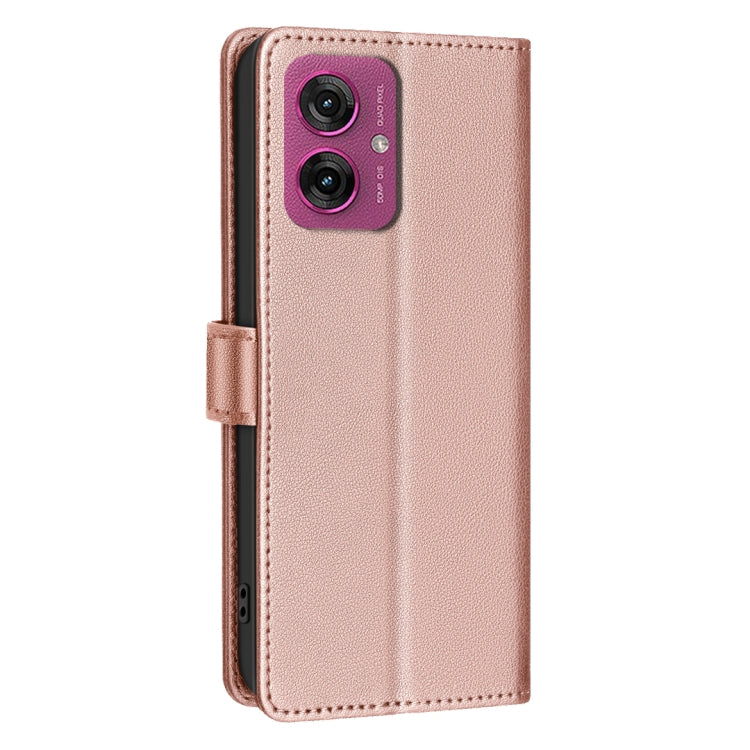 For Motorola Moto G55 Litchi Texture RFID Anti-theft Leather Phone Case