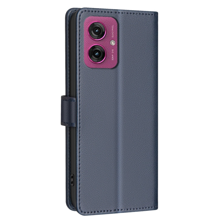 For Motorola Moto G55 Litchi Texture RFID Anti-theft Leather Phone Case