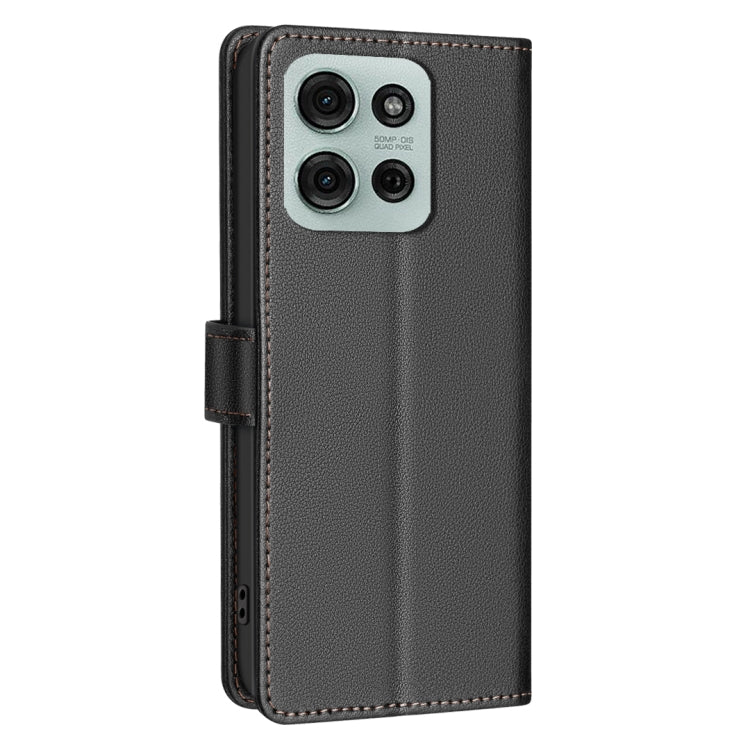 For Motorola Moto G75 5G Litchi Texture RFID Anti-theft Leather Phone Case
