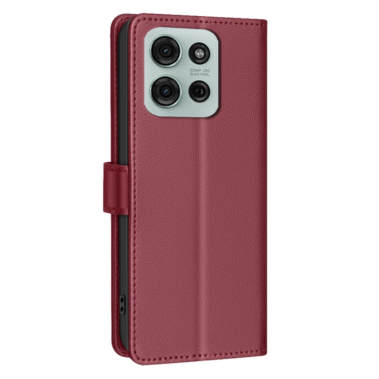 For Motorola Moto G75 5G Litchi Texture RFID Anti-theft Leather Phone Case