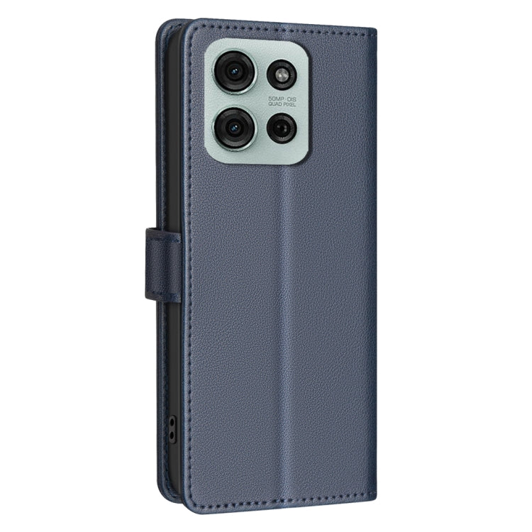 For Motorola Moto G75 5G Litchi Texture RFID Anti-theft Leather Phone Case