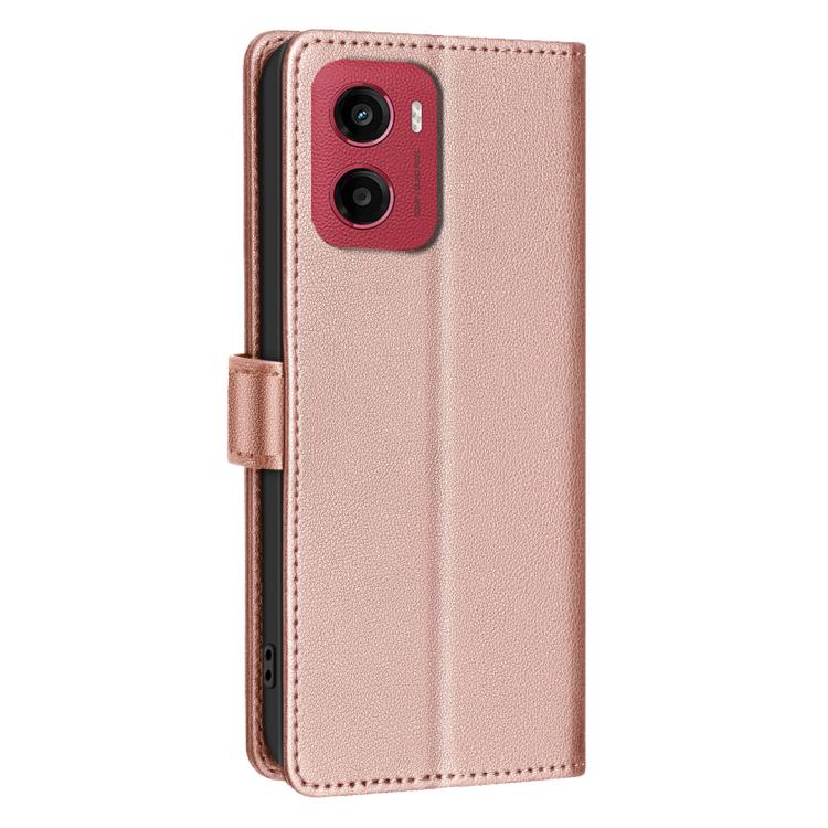 For Motorola Moto G05 Litchi Texture RFID Anti-theft Leather Phone Case