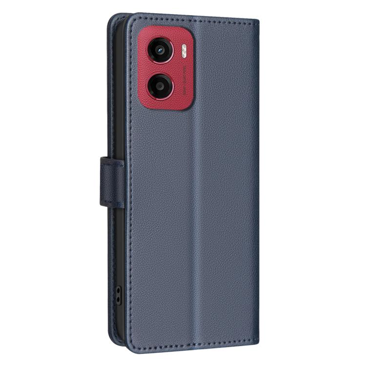 For Motorola Moto G05 Litchi Texture RFID Anti-theft Leather Phone Case