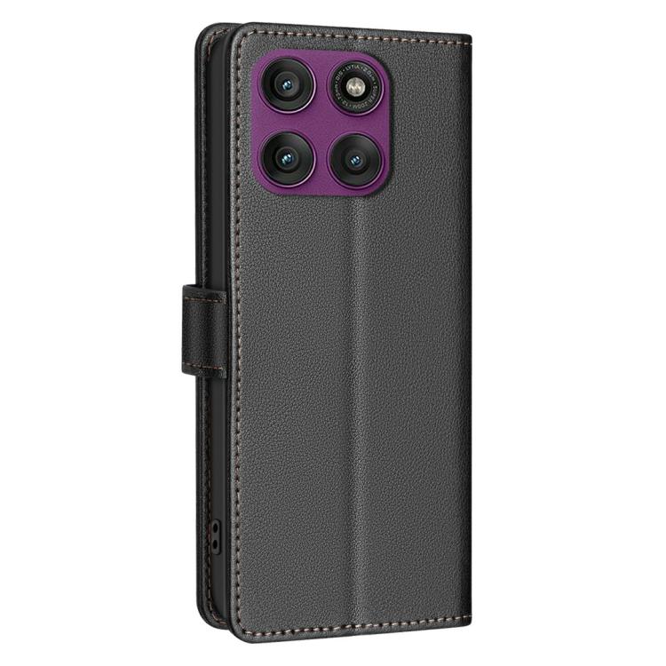 For Motorola Edge 60 Pro Litchi Texture RFID Anti-theft Leather Phone Case