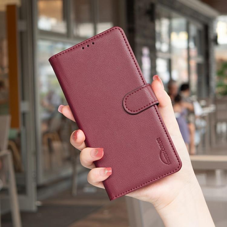 For Motorola Edge 60 Pro Litchi Texture RFID Anti-theft Leather Phone Case
