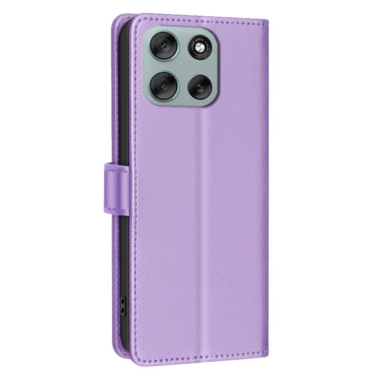 For Motorola Moto G56 5G Litchi Texture RFID Anti-theft Leather Phone Case