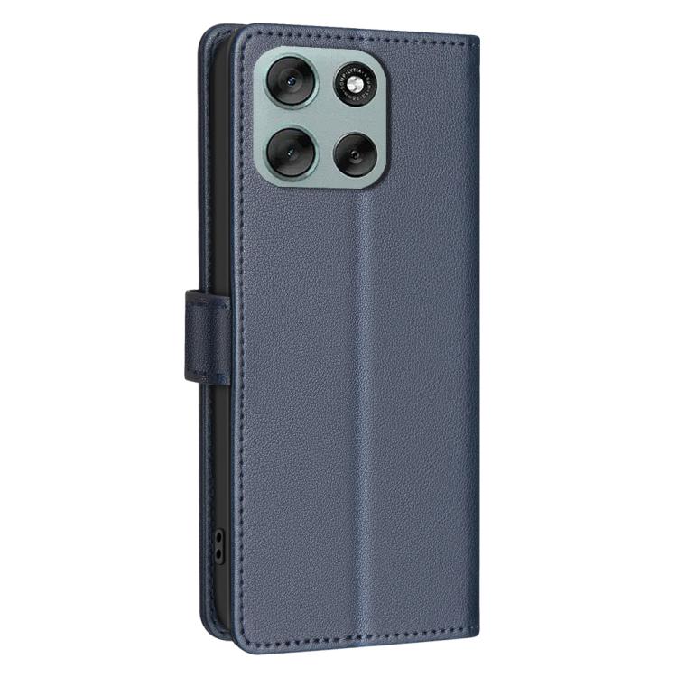 For Motorola Moto G56 5G Litchi Texture RFID Anti-theft Leather Phone Case