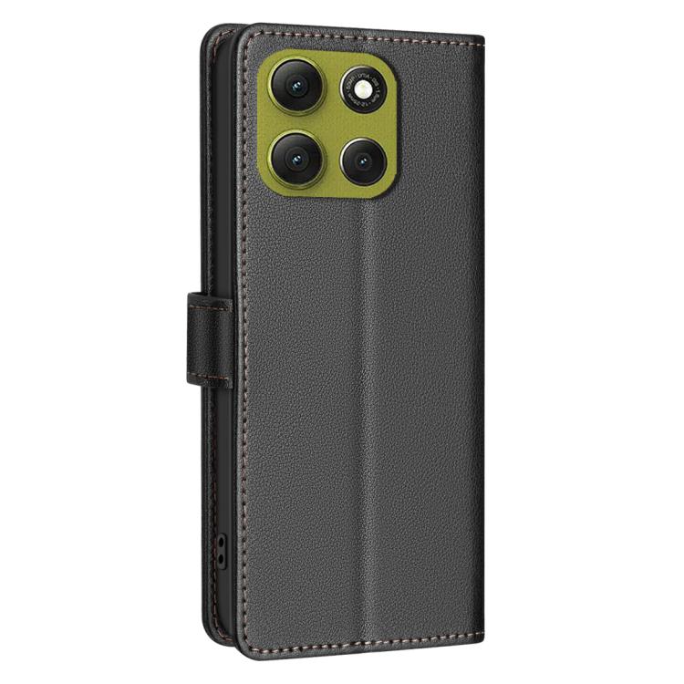 For Motorola Moto G86 5G Litchi Texture RFID Anti-theft Leather Phone Case