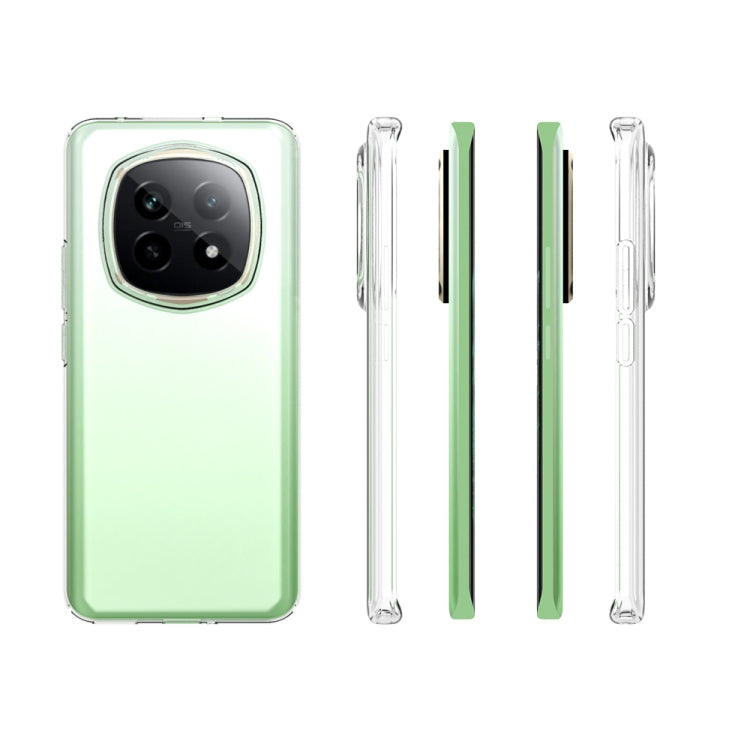 For Realme P2 Pro 5G Waterproof Texture TPU Phone Case - Transparent