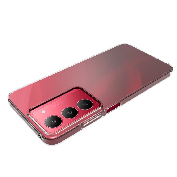 For Realme 14x 5G Global Waterproof Texture TPU Phone Case - Transparent