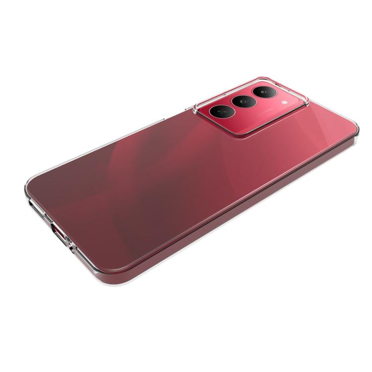For Realme 14x 5G Global Waterproof Texture TPU Phone Case - Transparent