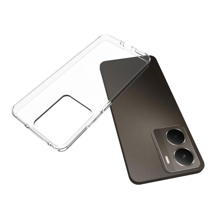 For Realme 14 5G Waterproof Texture TPU Phone Case - Transparent