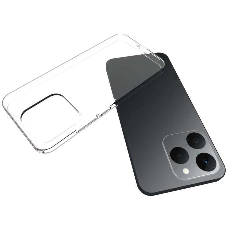 For Realme 15T 5G Waterproof Texture TPU Phone Case - Transparent