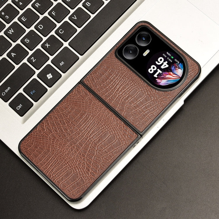 For Blackview Hero 10 Crocodile Texture Back Cover Phone Case