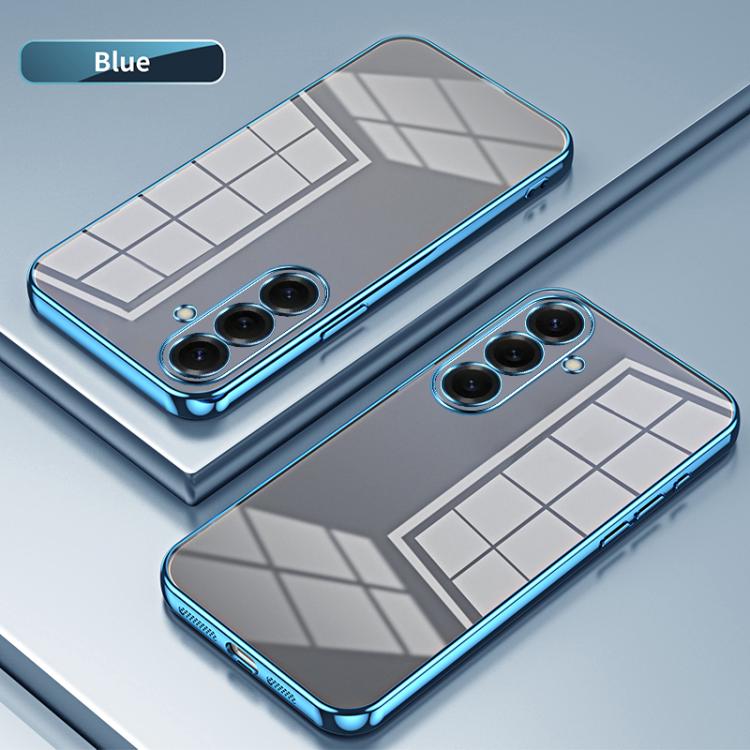 For Samsung Galaxy S26 5G Transparent Plating Fine Hole Phone Case