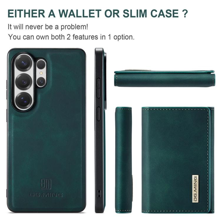 For Samsung Galaxy S26 Ultra 5G DG.MING M1 Series 3-Fold Multi Card Wallet + Magnetic Phone Case