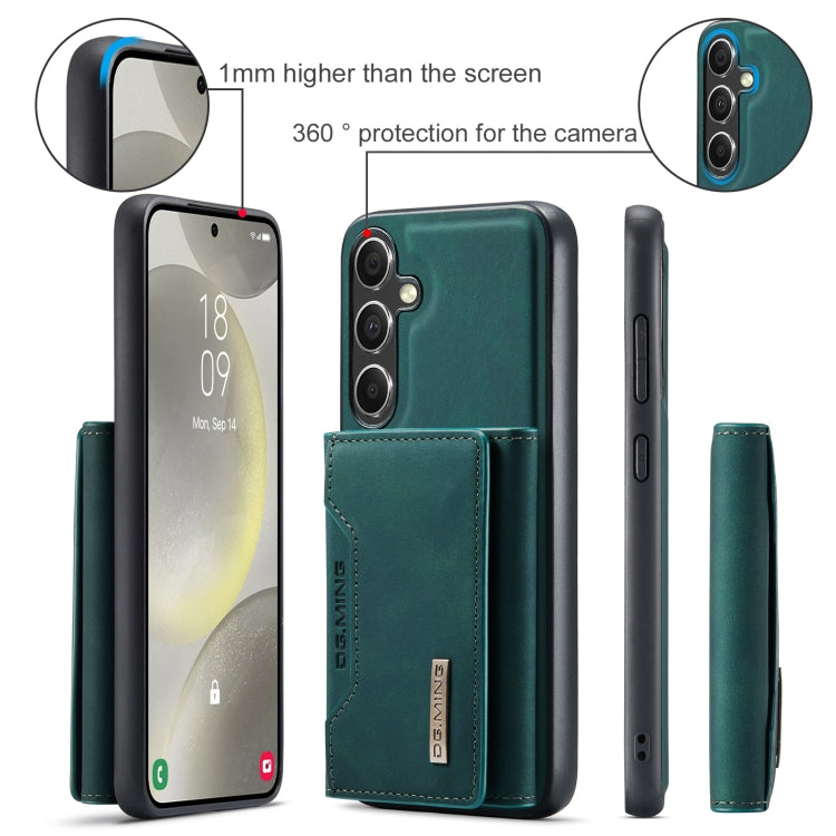 For Samsung Galaxy S24 FE 5G DG.MING M2 Series 3-Fold Multi Card Bag + Magnetic Phone Case
