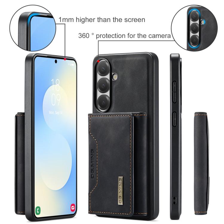 For Samsung Galaxy S26+ 5G DG.MING M2 Series 3-Fold Multi Card Bag + Magnetic Phone Case