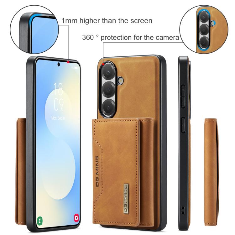 For Samsung Galaxy S26+ 5G DG.MING M2 Series 3-Fold Multi Card Bag + Magnetic Phone Case