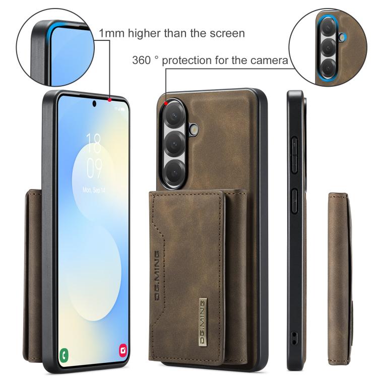 For Samsung Galaxy S26+ 5G DG.MING M2 Series 3-Fold Multi Card Bag + Magnetic Phone Case