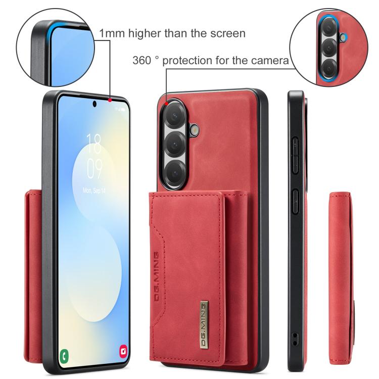 For Samsung Galaxy S26+ 5G DG.MING M2 Series 3-Fold Multi Card Bag + Magnetic Phone Case