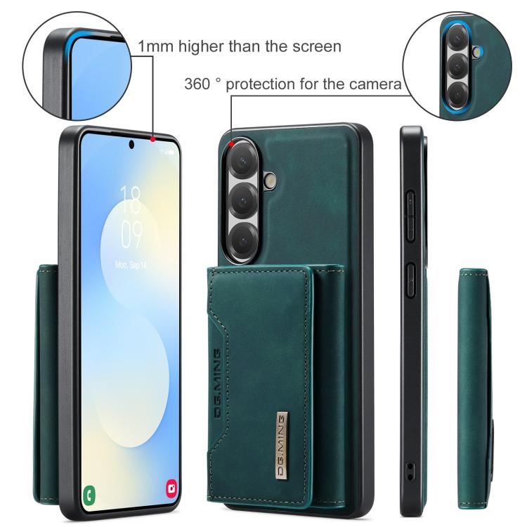 For Samsung Galaxy S26+ 5G DG.MING M2 Series 3-Fold Multi Card Bag + Magnetic Phone Case
