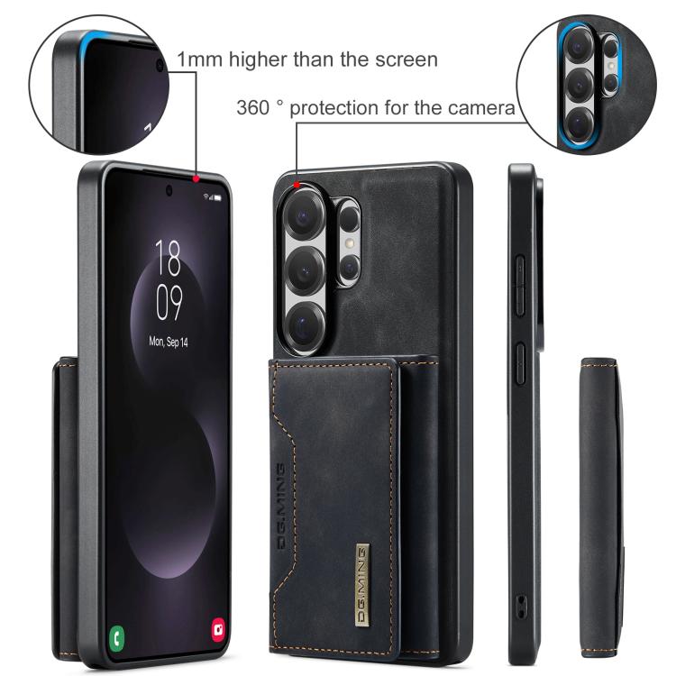 For Samsung Galaxy S26 Ultra 5G DG.MING M2 Series 3-Fold Multi Card Bag + Magnetic Phone Case