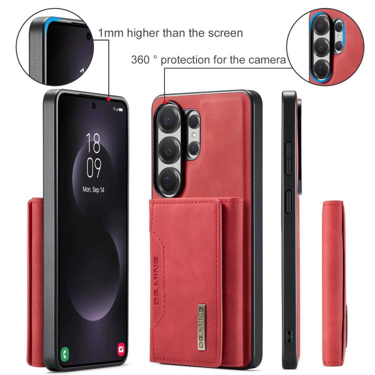 For Samsung Galaxy S26 Ultra 5G DG.MING M2 Series 3-Fold Multi Card Bag + Magnetic Phone Case