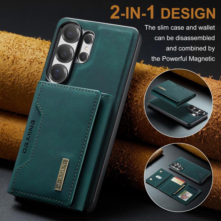 For Samsung Galaxy S26 Ultra 5G DG.MING M2 Series 3-Fold Multi Card Bag + Magnetic Phone Case