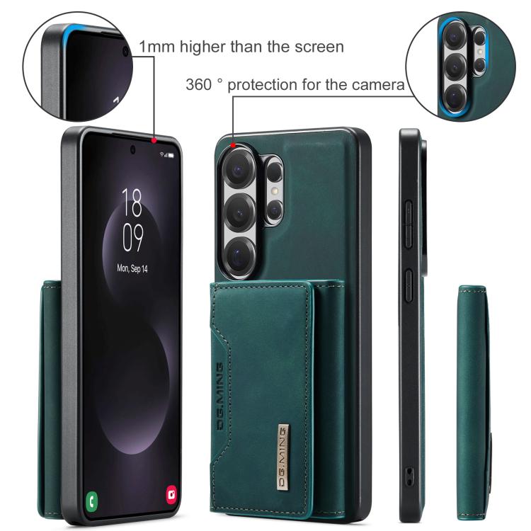 For Samsung Galaxy S26 Ultra 5G DG.MING M2 Series 3-Fold Multi Card Bag + Magnetic Phone Case
