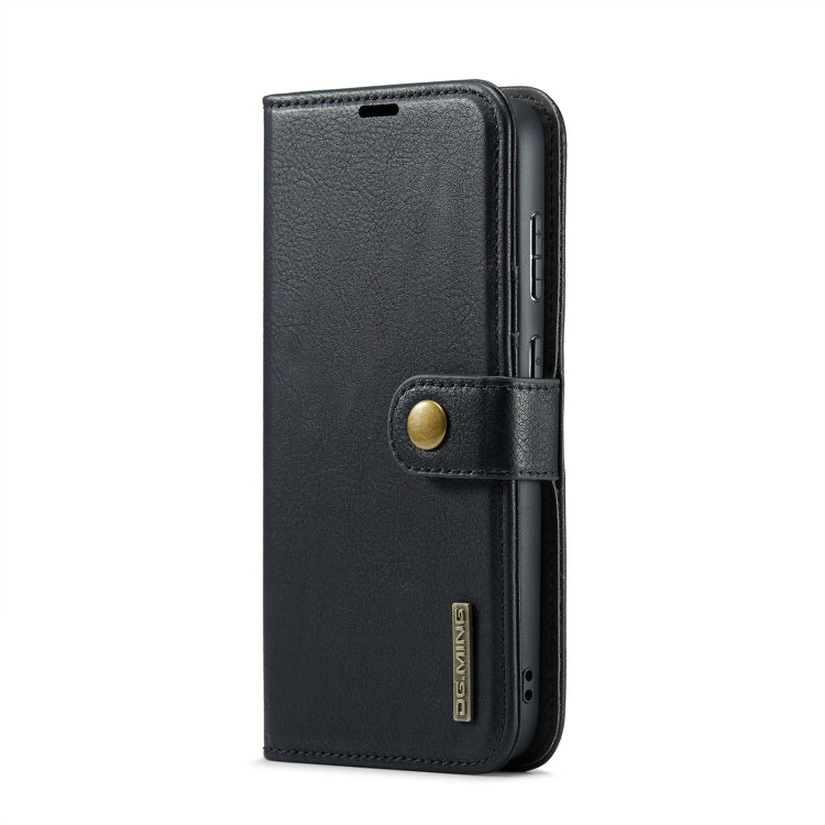 For Samsung Galaxy S24 FE 5G DG.MING Crazy Horse Texture Detachable Magnetic Leather Case